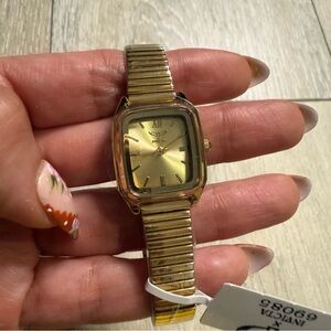 Invicta Gold Square Face Watch NWB